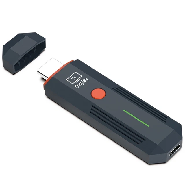 Trasmettitore e ricevitore wireless HDMI 4K,5G HD,Ricevitore con raggio d'azione di 50M,Trasmettitore supporta video e audio da MAC/Tablet/PC/Fotocamera a HDTV/Proiettore/Monitor,Arancione