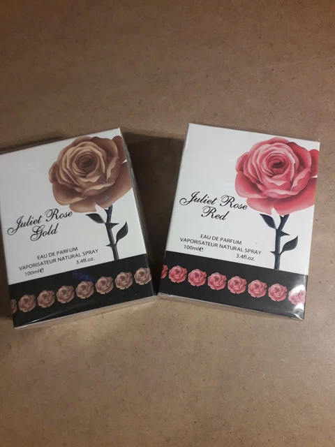 X2 FINE PERFUMERY Juliet Rose Gold Rose Red 100ml Eau De Parfum