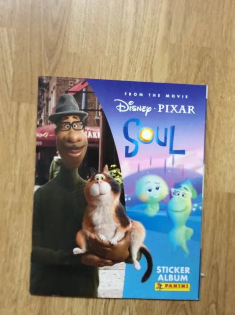 Disney Pixar SOUL Album  + 6 Sticker Starter Pack Panini & Card Holder