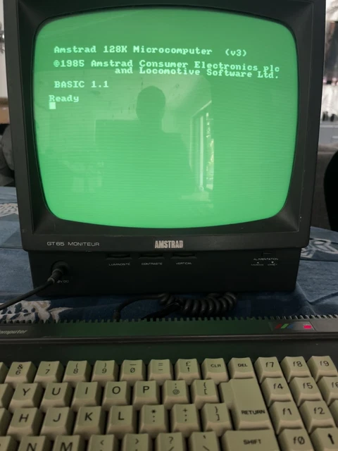 Rare Ecran Moniteur Ctm 640 + Boite + Poly ★ Amstrad Cpc 464