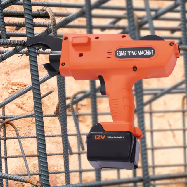 Auto Rebar Tying Machine Rebar Tier Tool Reinforcing Strapping Strapper 13200Mah