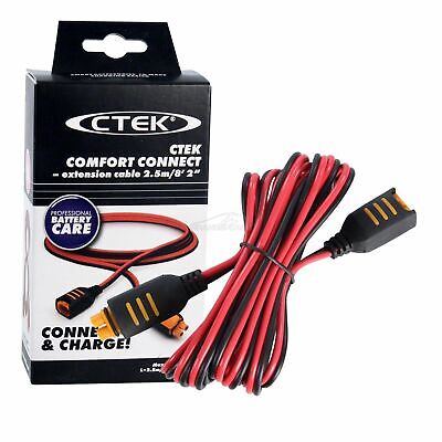 CTEK Connect 2.5M Extension Verlängern Sie die Reichweite Ihres CTEK Ladegeräts & 56263 Zigarettenanzünder-Kabel 