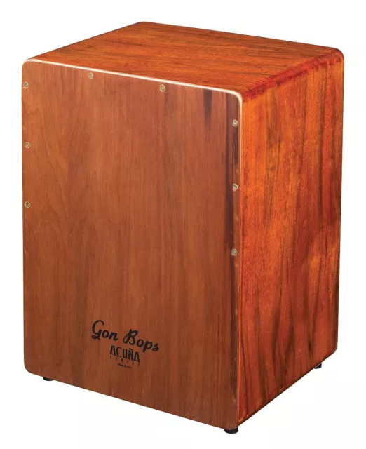 Gon Bops Alex Acuna Signature Cajon Mohena Wood Natural Lacquer Free Ship Dealer