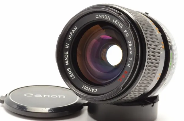 Near MINT Canon FD 28mm f/2 SSC S.s.C MF Wide Angle Lens from Japan