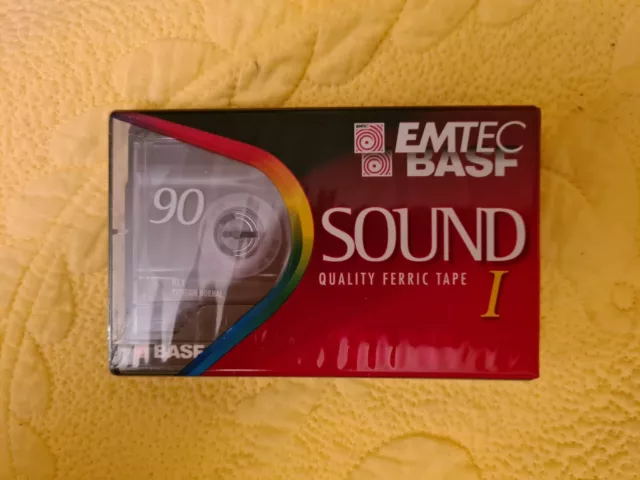 Cassette audio vierge EMTEC BASF SOUND TYPE I 90 min – K7 NEUF