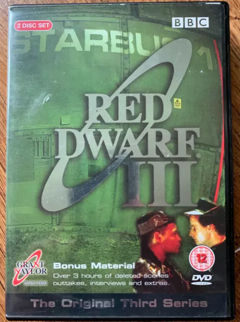 Rouge Dwarf Saison 3 DVD Coffret BBC Culte Sci-Fi Série III 2 Disques