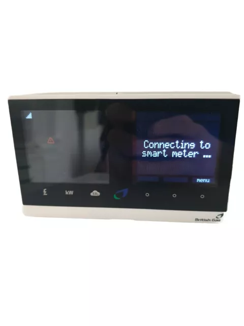 British Gas Geo Smart Home Energy Dual Fuel Monitor Meter Display R1 in home