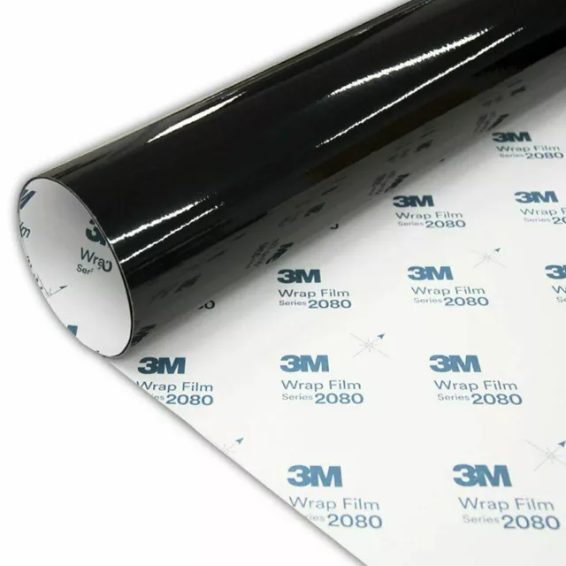 3M 2080 Noir Brillant Film vynile thermoformable G12 152x100cm