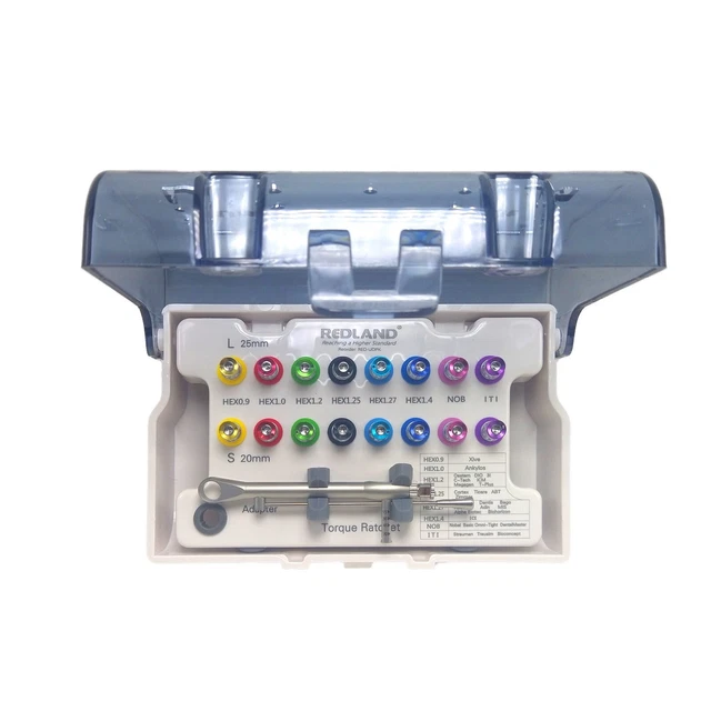 Dental Universal Implant Instrument Prosthetic Restoration Hand Driver Tool Kit Dental Universal Implant Instrument Prosthetic Restoration Hand Driver Tool Kit