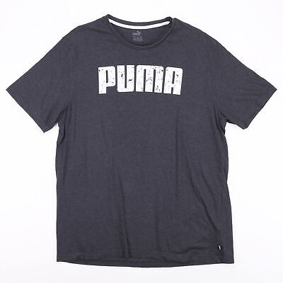 Puma Grigio 00s Manica Corta T-shirt da uomo XL