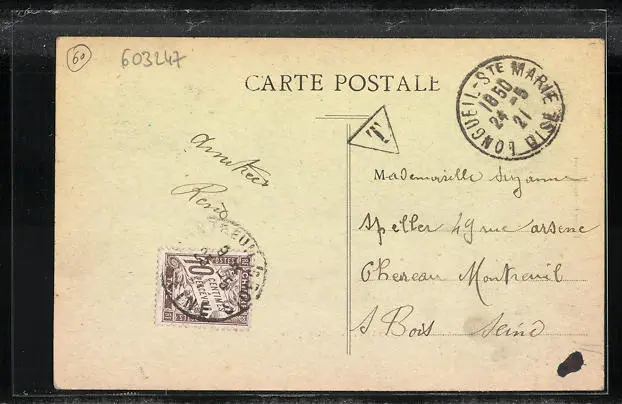 CPA Longueil-Sainte-Marie, Rucourt 1921 2