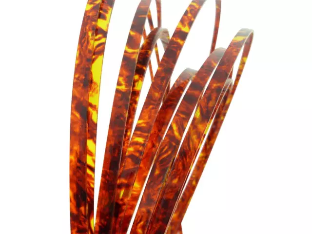 Incudo Light Tortoiseshell Celluloid Guitar Binding - 1600x6x1.5mm