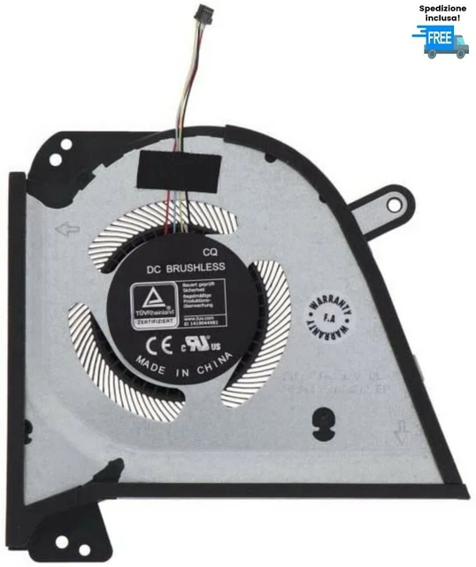 Ventilateur De Remplacement Pour PC Portable Asus Zephyrus G15/M16 - 12V, Modèles GA503 Et GU603