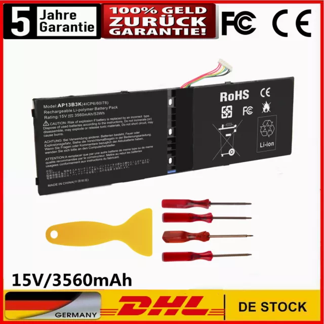 Akku für Acer AP13B3K AP13B8K AL13B3K 41CP6/60/78 V5-473G -452 V5-573G V7-582PG