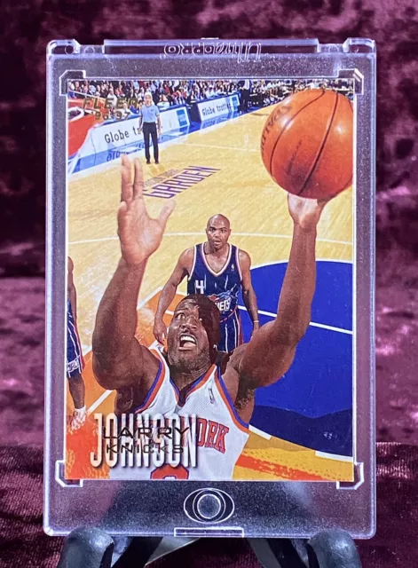 Larry Johnson 1996 Fleer #225 MINT NY Knicks Legends Jersey UNLV Runnin Rebels💙