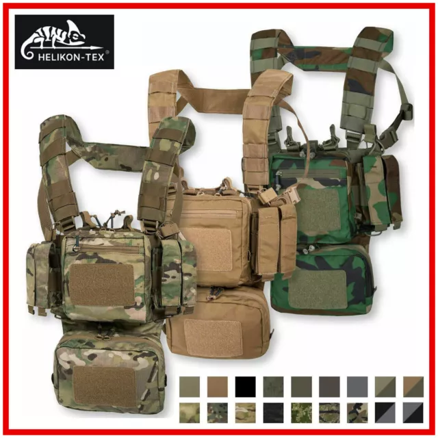 Chest Rig Modular Vest Helikon TMR Molle Magazine Pouch Tiger Stripe Multicam