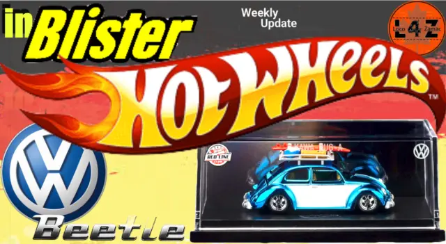 Hot Wheels VOLKSWAGEN Beetle Käfer Vocho Coccinelle Fusca Maggiolino BLISTER -C2