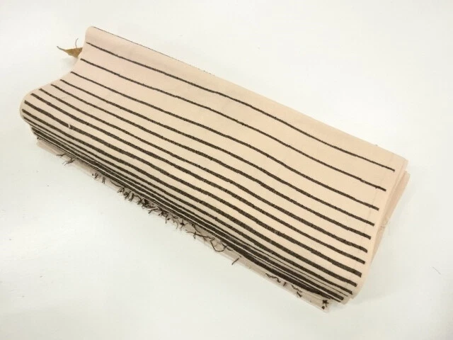 6737559: Japanese Kimono / Antique Araihari For Haori / Stripe