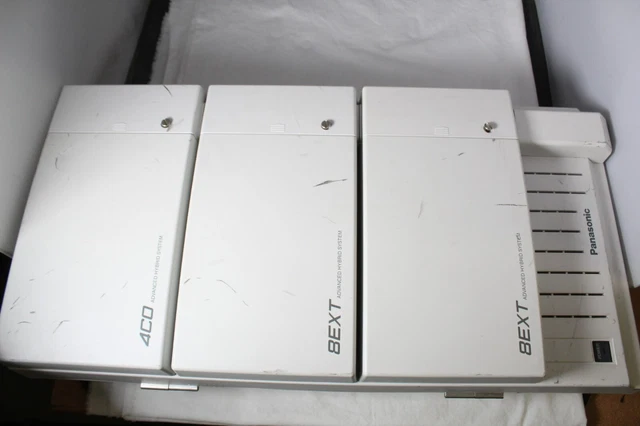 Panasonic KX-TA1232 Advanced Hybrid System W 2) 8EXT and 1) 4CO Cards -Powers On