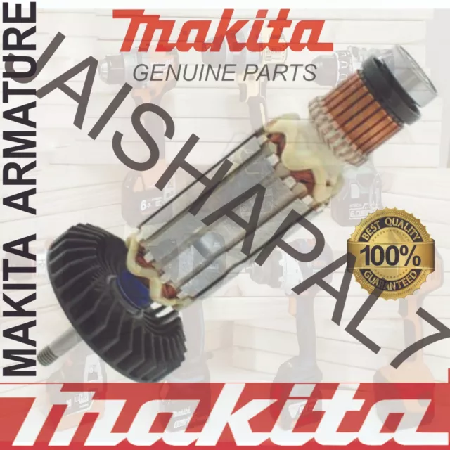 Genuine Makita Armature Assembly 515619-7- Angle Grinder 9553NB, 9554NB, 9555NB