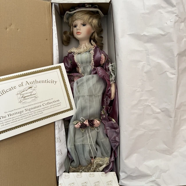Heritage Signature Collection Lilian Victoria Doll Rare # 35491 W/ Box & COA