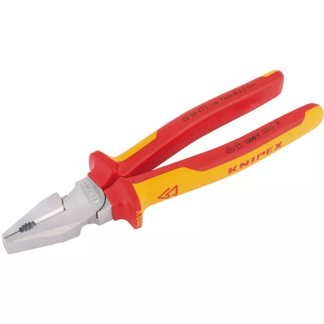 Draper 1x Knipex Expert 225mm Insulated High Leverage Combination Pliers Tool