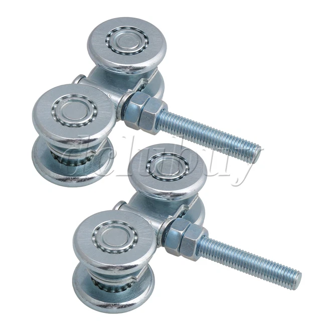 2x Barn Door Rail Hanger Trolley Sliding Door Track Roller H3-3 w/ Nuts