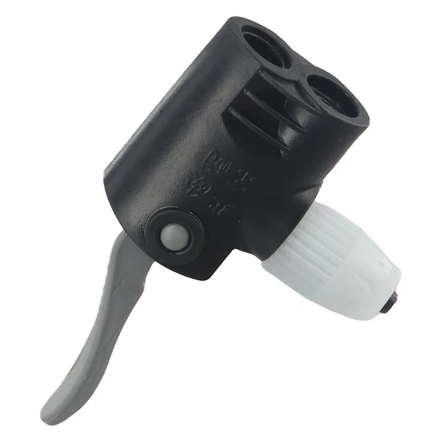 Adaptateur Gonfleur De Fourche Vélo – Alliage Alu, Joint Anti-fuite, Compatible Valve De Fourche, Noir/rouge/doré/argent