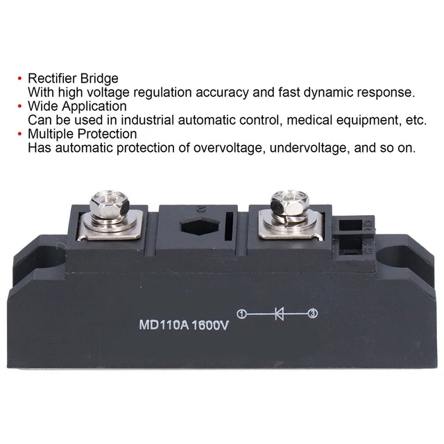 Module de diode anti-inverse MD110A application polyvalente réponse dynamique r