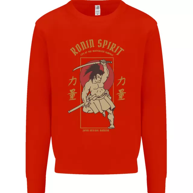Ronin Spirit Samurai Giappone Felpa Uomo Giapponese Maglione 7