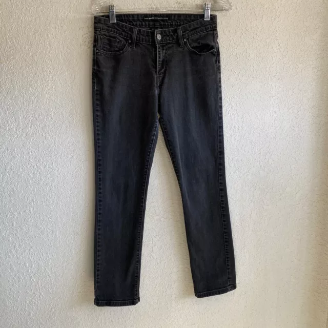 Levi's Womens Jeans Mid Rise Skinny Size 6 Black The Original Jean Pants 28x28.5