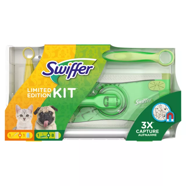 Swiffer Édition Limitée Starterpack (Bodenstarter +8 Tücher&staubmagnet+1 Drap ) 2