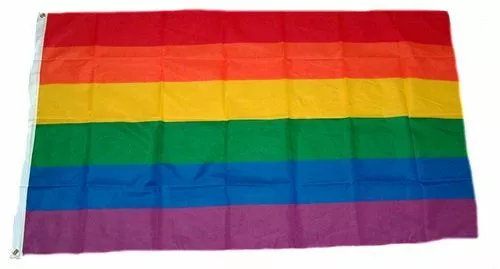 Fahne / Flagge Regenbogen 90 x 150 cm