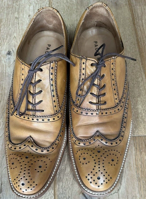 PACO MILAN MENS Light Tan Brogues UK Size 8 Worn a few times Excellent condition 49.00 PicClick UK