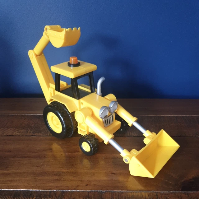 VINTAGE BOB THE Builder vehicle Scoop friction powered push along ...