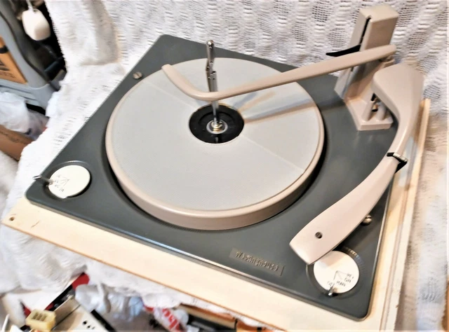 VINTAGE BSR TURNTABLE record player from console cabinet stereo ...