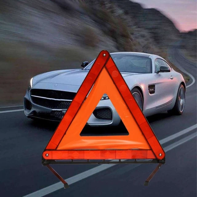 Scheda riflettente triangolo di sicurezza stradale standard UE