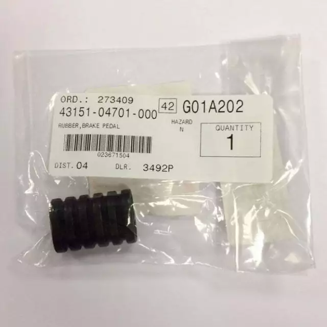 Suzuki Genuine Part - Brake Pedal Rubber (GSXR750 85-87 GSXR1100 86-88 RG250/500