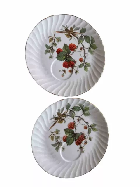 Royal Kendal Plate Set Of 2 Fine Bone China England 1985