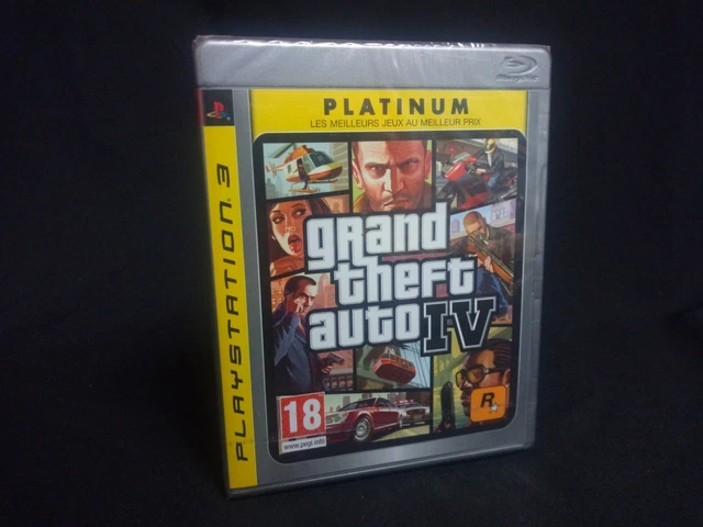 Jeu PS3 Grand Theft Auto IV Version US - Neuf Sous Blister D'origine