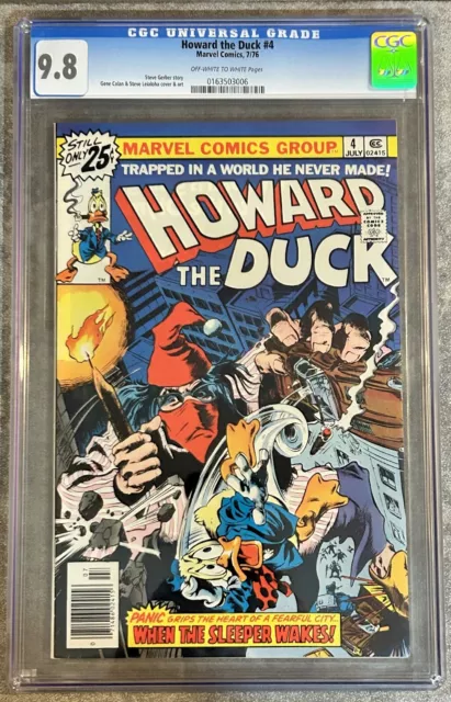 Howard The Duck #4 (1976) CGC 9.8 NM/MT Marvel Comics Gene Colan Cover & Art