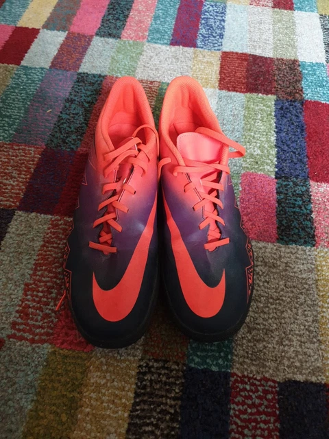 NIKE HYPERVENOM PHELON II 2 Fg Astro Turf Boots Size 11 Black