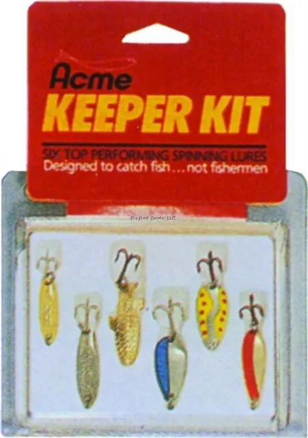ACME KT 10 Kastmaster Keeper Kit 1/12 oz/1/8 oz, Assorted, 6/Pack