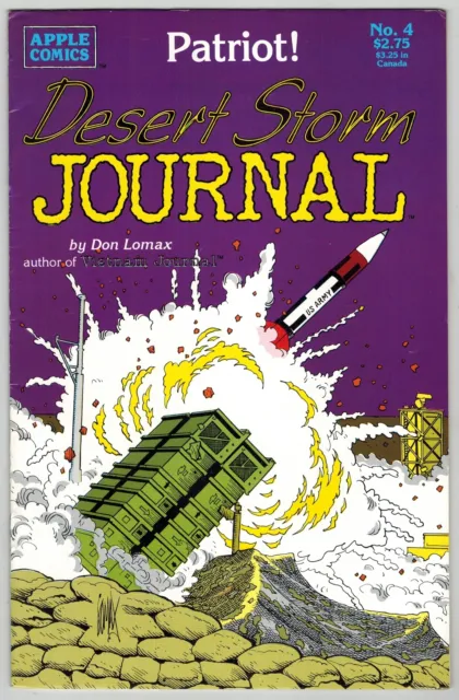 Desert Storm Journal 4 Apple Comics 1992 Don Lomax