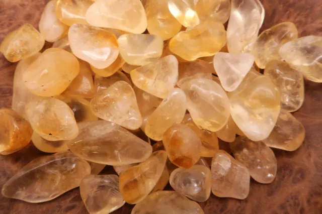 Natural Tumbled Polished Citrine - 2000 Carats - Real Crystals