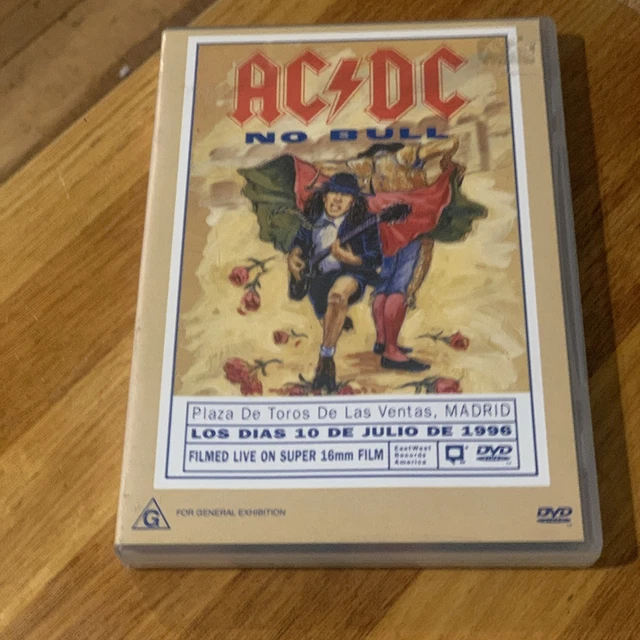 AC/DC-NO BULL-LIVE, PLAZA De Toros, Madrid (DVD, 1996) £4.38 - PicClick UK