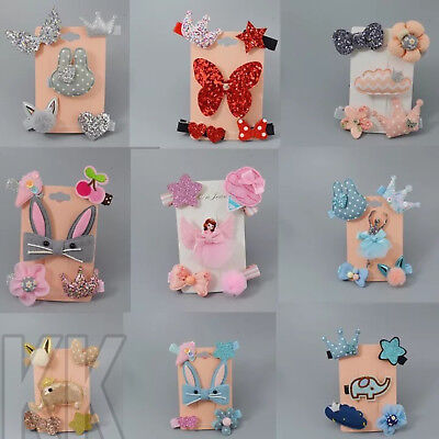 Various Designs of Girls Baby Kids Children Cute Hair Clips - Free Delivery