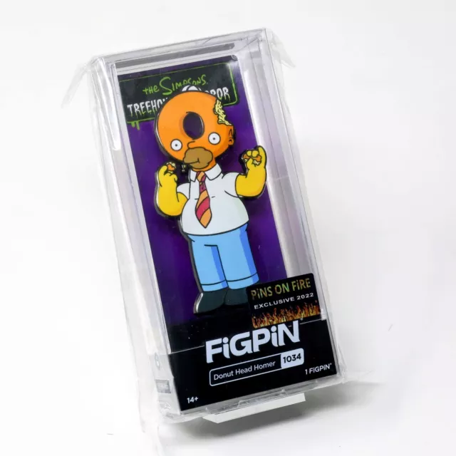 The Simpsons Donut Head Homer FigPin Enamel Pin Treehouse of Horrors