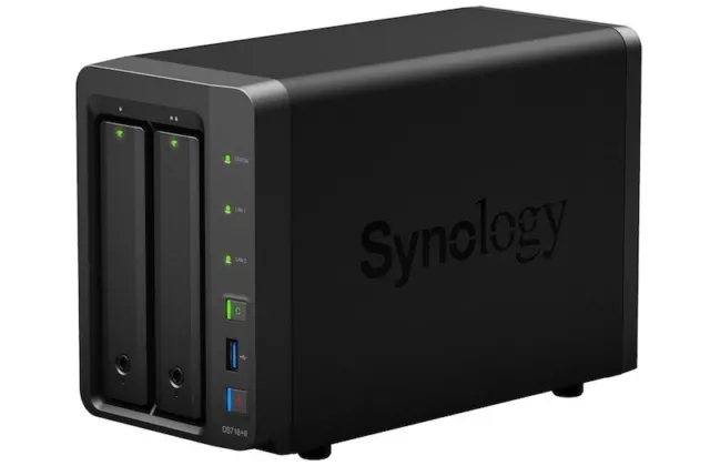 Synology DS716+ 2 alloggiamenti unità NAS desktop quad core AES-NI (senza disco)