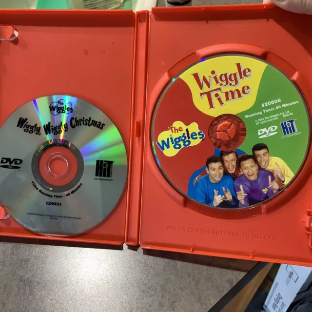 The Wiggles Wiggle Time Dvd Wiggly Wiggly Christmas Dvd Greg Jeff